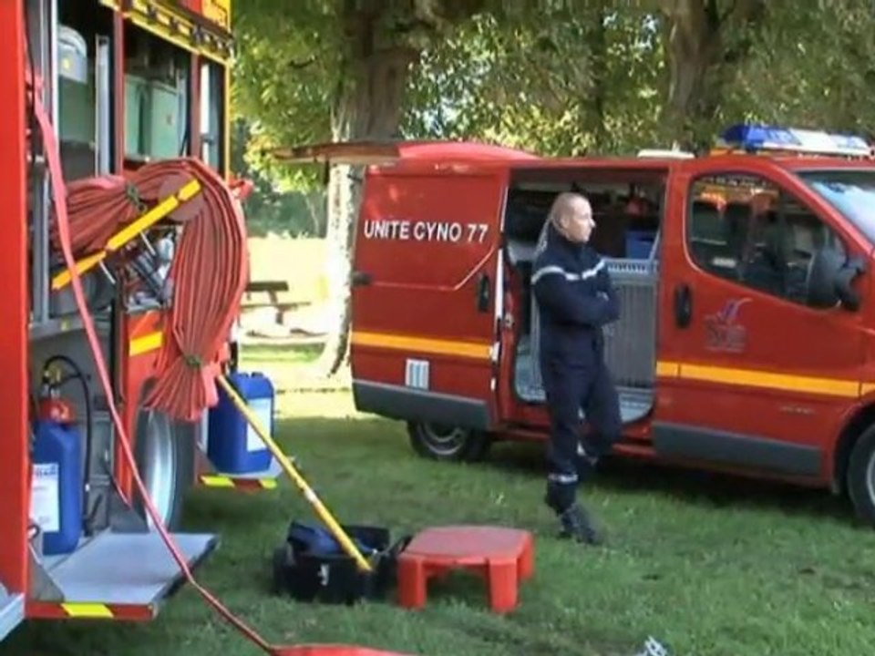 Les pompiers à la fête à Esbly !