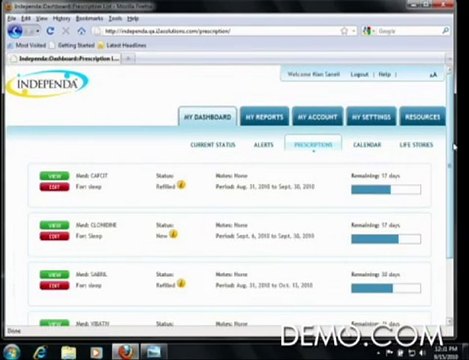 DEMO Fall 2010 - Independa, Inc.