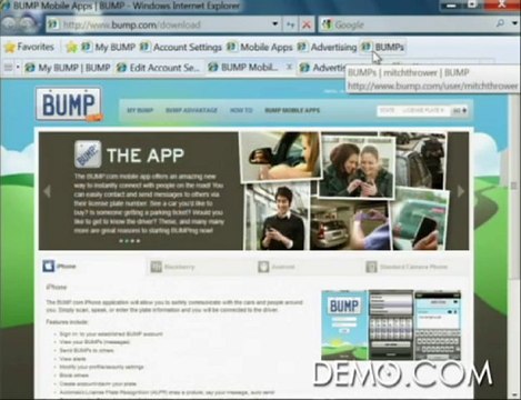 DEMO Fall 2010 - Bump Network, Inc.