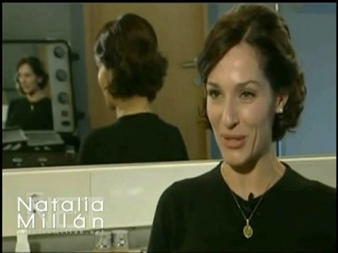 Natalia Millán en los ensayos de 'Cinco horas con Mario'