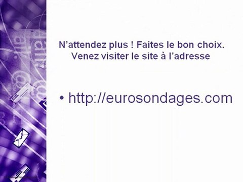 Euro Sondages - Sondage rémunéré sur Internet