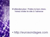 Euro Sondages - Sondage rémunéré - Sondages Payant