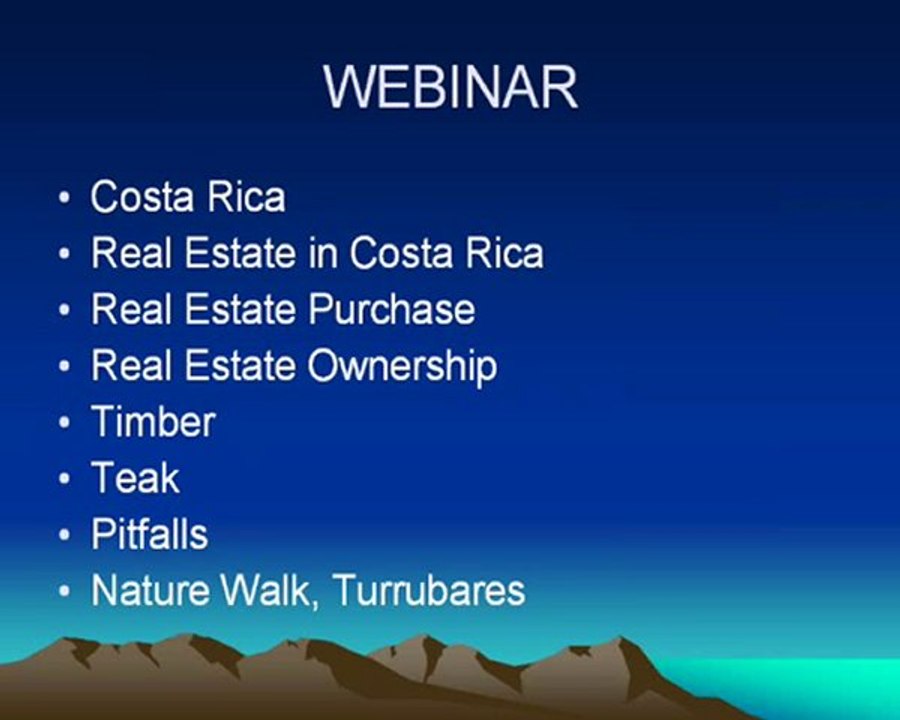 Costa Rica Real Estate, Avoid the Pitfalls