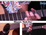 How to Play Rude Boy by Rihanna on Guitar