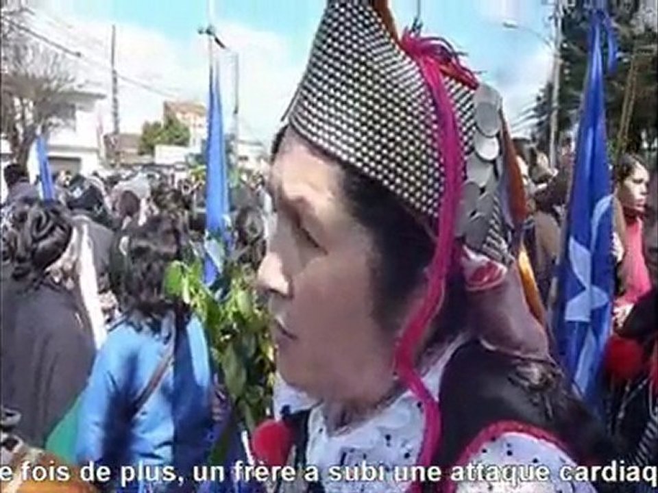 Caminata madres mapuche de los huelguistas-29/09/2010,Temuco