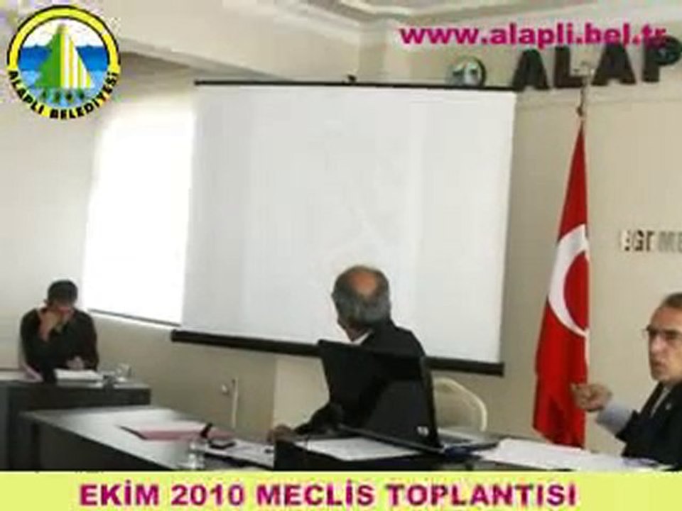 ALAPLI BELEDİYESİ EKİM 2010 MECLİS TOPLANTISI