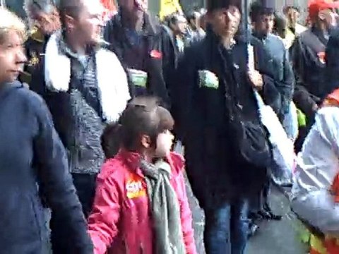 Greve et manifestation,pour la défense des retraites