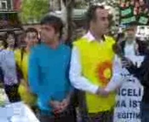 Bursa Eğitim-Sen Güvencesizler Komisyonu Eylemi