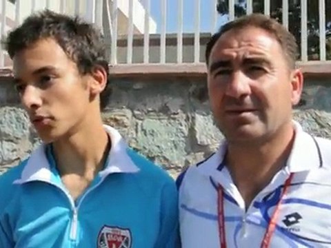 Haftanın kalecisi ve antrenörü ile yapılan röportaj