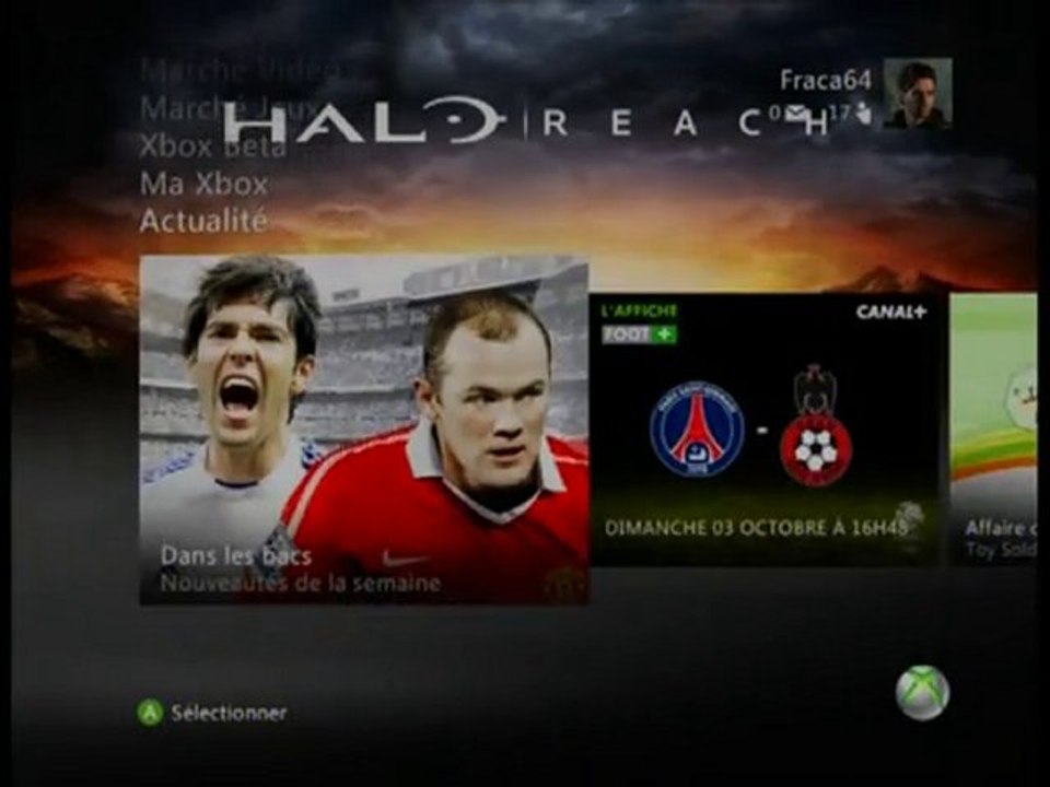 Bêta Interface Kinect Xbox 360