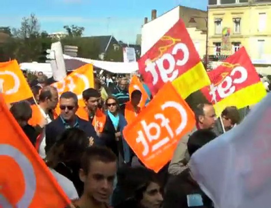 Bergerac : manif contre la réforme des retraites 2 oct. 2010