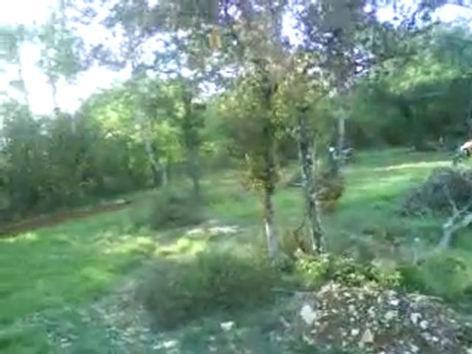 saut avec le 250 kxr