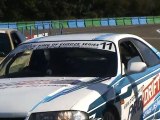 Ptitdav s'essaye au drift en skyline r33