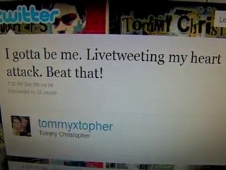 Man Tweets Heart Attack
