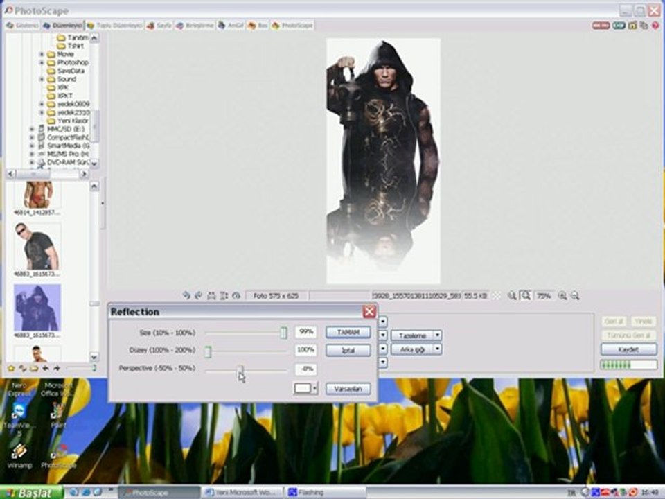 Photoscapede Resme Gölge Yapma