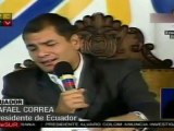 Para Correa, el balance tras el intento de golpe es doloroso