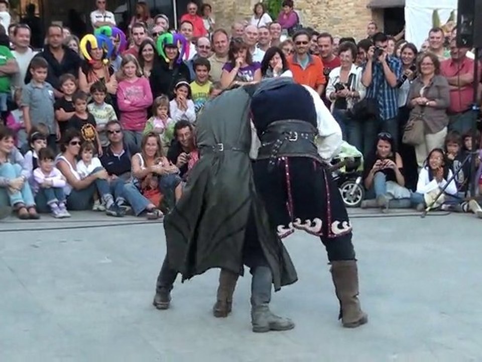 Lucha Medieval por Excalibur en Peratallada 02/10/2010 2