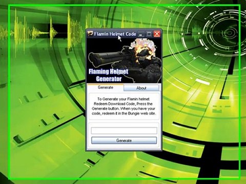 Halo Reach Flaming Helmet Code Generator Download
