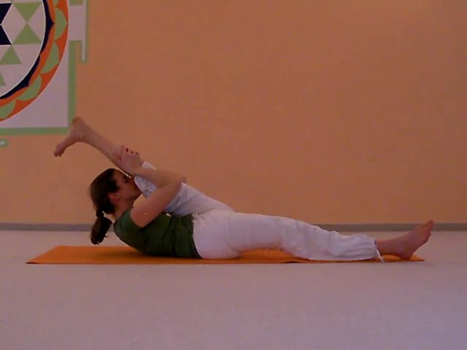 Liegender Spagat - Fortgeschrittene Yoga Vorwärtsbeuge