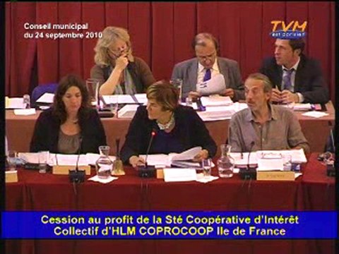 Conseil municipal de Montreuil - 24/09/2010 - Questions 4&5