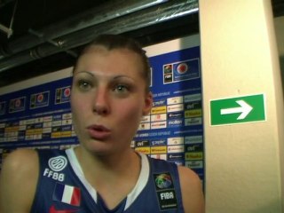 Réaction d'Anaël Lardy après me match France Corée