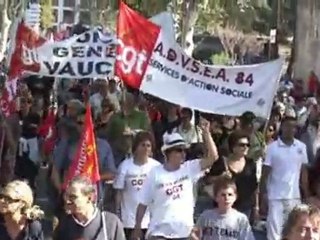 Plus de 30 000 en Avignon le 2 octobre