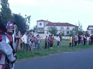 Moto Stunt a Saint Agathe la Bouteresse le 3 Octobre 2010