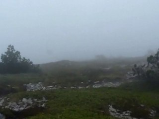 Coup de vent sur le Mézenc le 03/10/2010 - Première vidéo