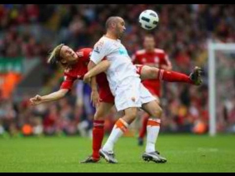 Liverpool 1-2 Blackpool Adam, Varney, Kyrgiakos scored