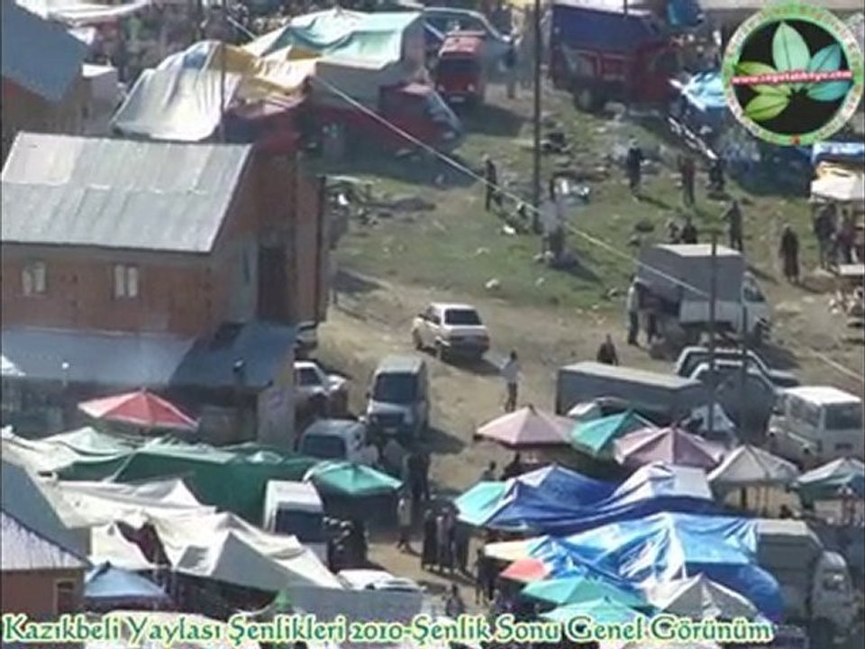 Kazıkbeli Yaylası Şenlikleri 2010-Şenlik Sonu Genel Görünüm