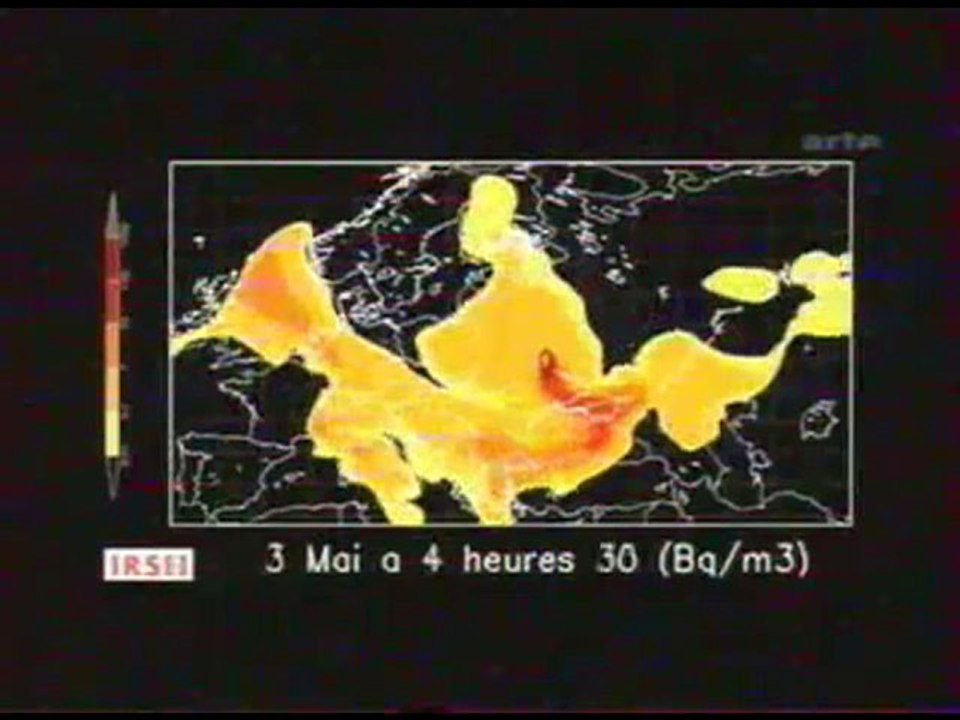Cloud Of Lies - evolution du nuage radioactif de tchernobyl par le Sergent ( 26 avril 1986 )