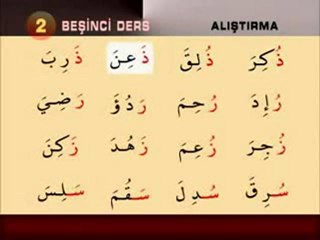 5.Ders ( Harflerin Çıkış Yerleri )