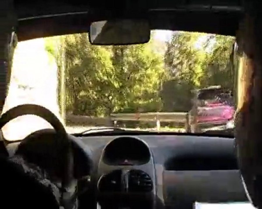 RALLYE DE FAYENCE 2010 ES5 EQUIPAGE ABELIN/DIFEO