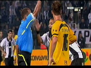 paok-arhs kokkini karta
