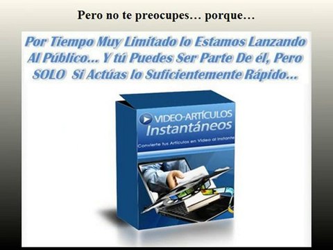 Software Video Artículos Instantáneos - Marketing con Videos