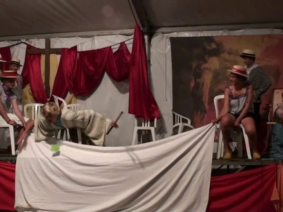 Jonas théatre john As. sketch humour catho