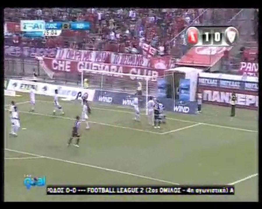 5η Πανσεραϊκός-ΑΕΛ 1-0 2010-11 Σκάι φάσεις