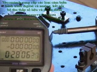 Thử độ bền cảm biến hành trình với đầu bi