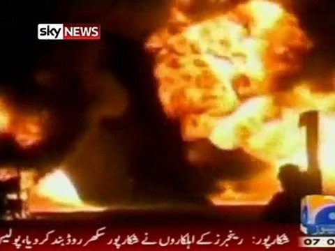 Taliban Attack On Nato Oil Tankers
