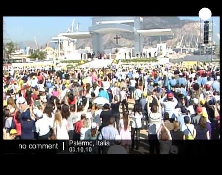 Pope Benedict XVI visits Palermo - no comment