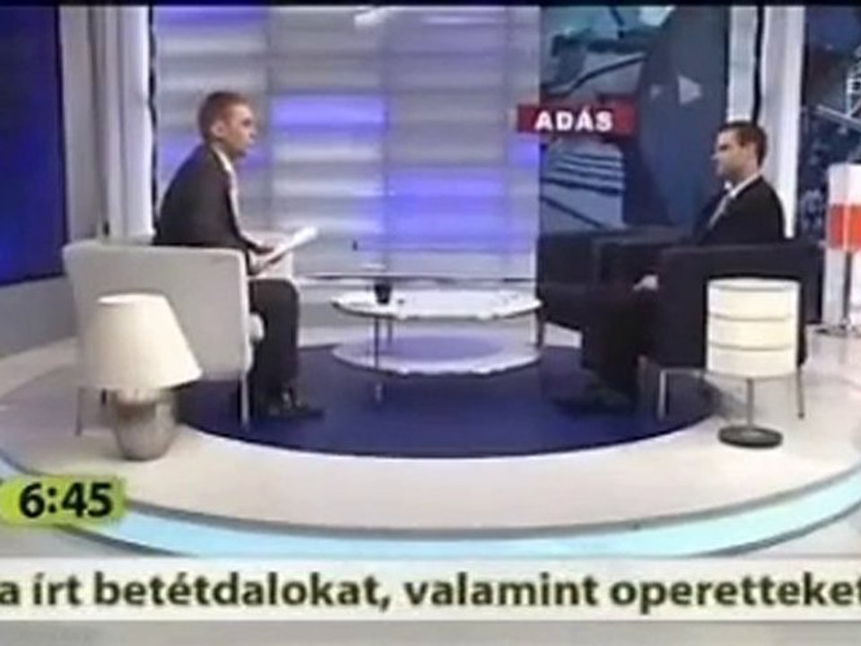 Staudt Gábor - 2010. október 1, Duna TV - Hattól-nyolcig
