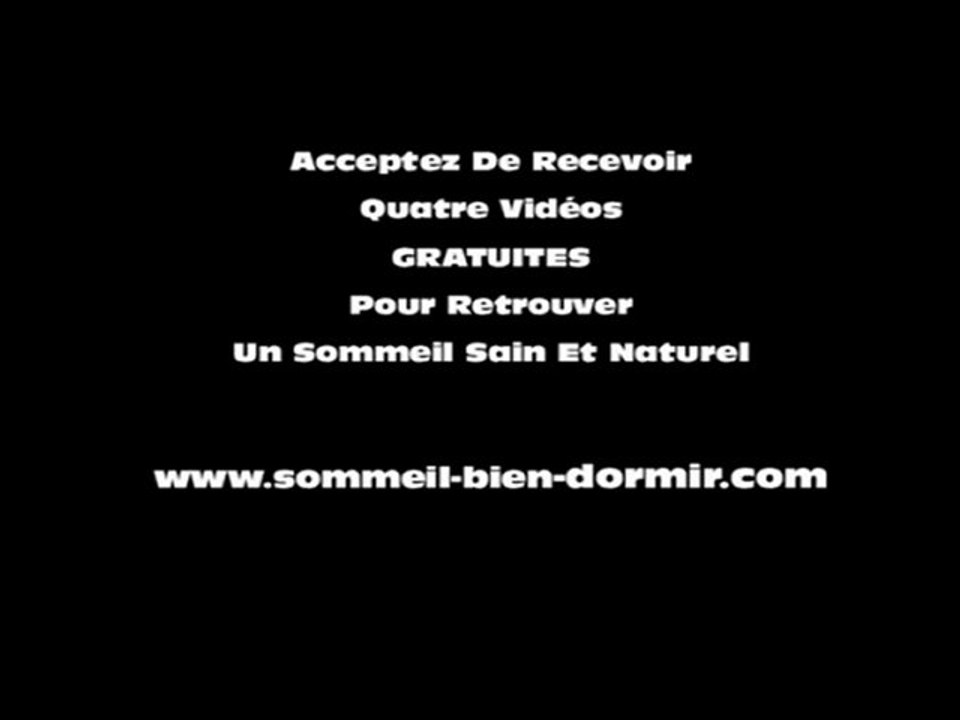 Le mystérieux pouvoir du sommeil.