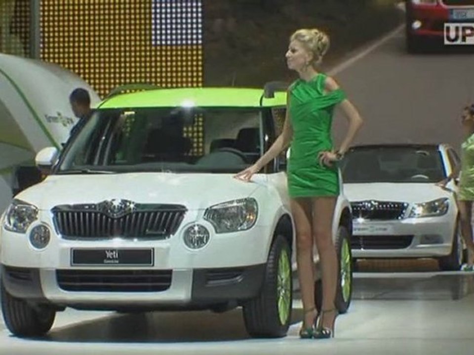 UP24.TV Paris Motor Show 2010: Skoda ganz grün (DE)