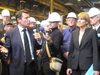 Valenciennois : Le ministre Christian Estrosi en visite