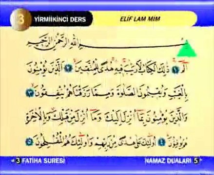 Kuran Öğretmeni 22 Elif-Lam-Mim Mukattaa- nasihatler.com