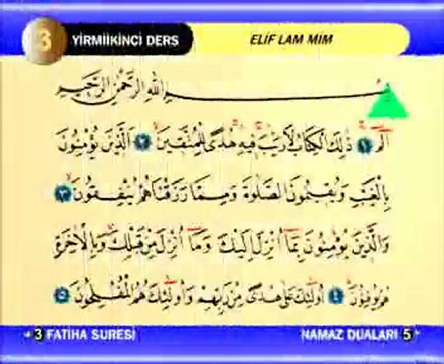 Kuran Öğretmeni 22 Elif-Lam-Mim Mukattaa-www.nasihatler.com