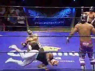 Astro Boy, Fuego, Metálico vs Disturbio, Puma King, TigerKid
