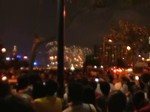 Feux d'artifices chinois pour le 1er octobre