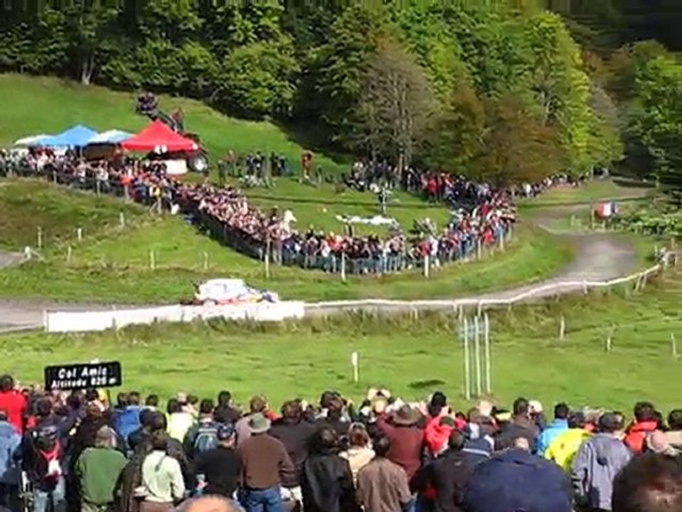 Sébastien Loeb rallye WRC  rallye d'Alsace au col Amic