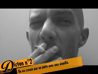Dictons N°2 - On ne creuse pas un puits avec une aiguille